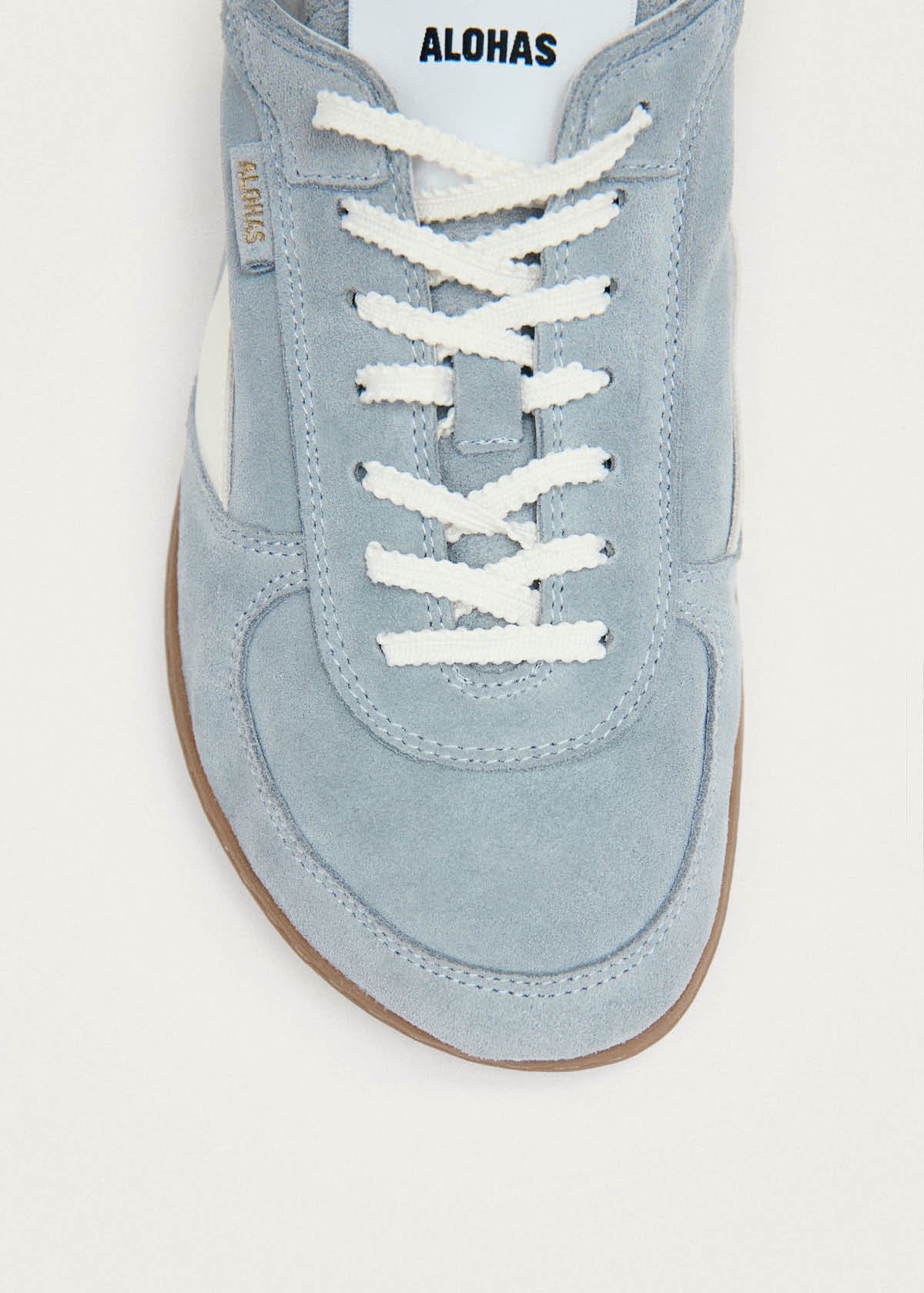 Tb.83 Barefoot Suede Dusty Blue Leather Sneakers