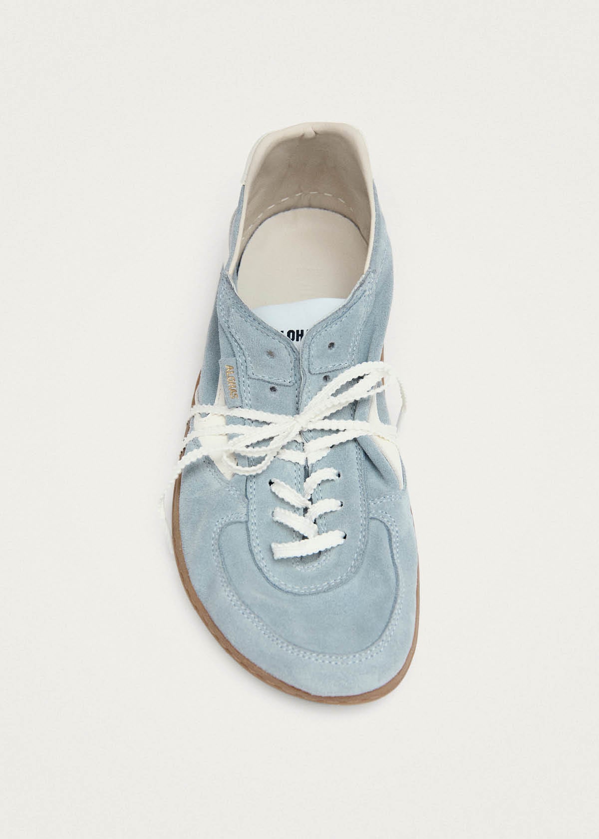Tb.83 Barefoot Suede Dusty Blue Leather Sneakers