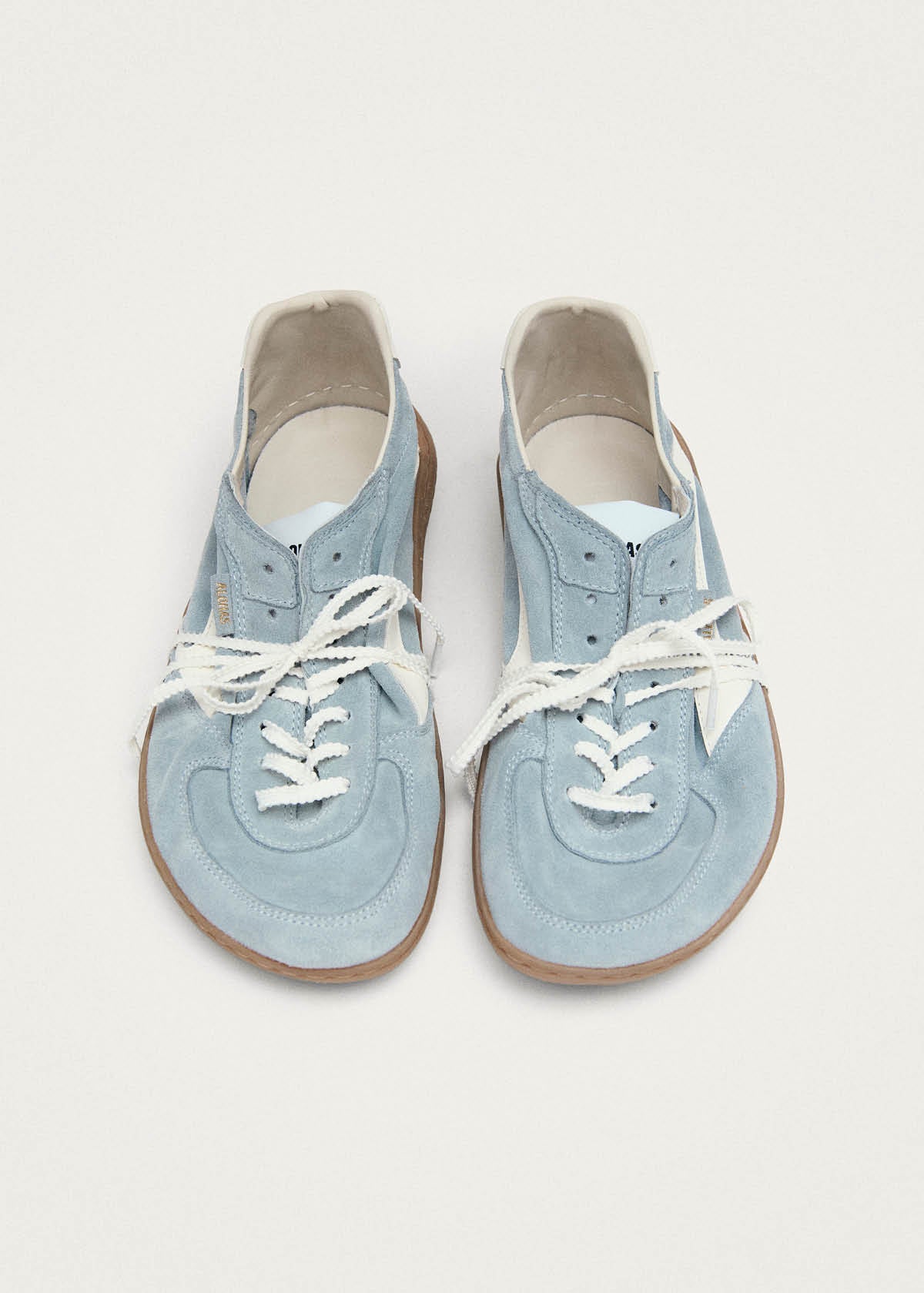 Tb.83 Barefoot Suede Dusty Blue Leather Sneakers