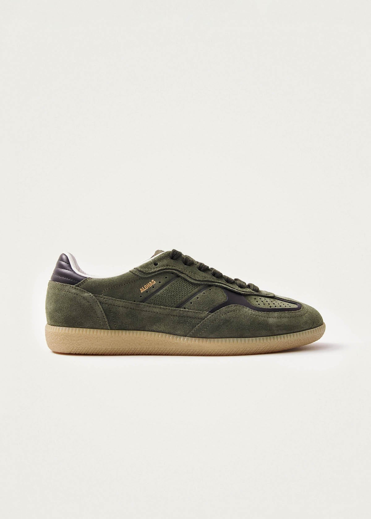 Tb.490 Rife Dusty Olive Leather Sneakers | ALOHAS