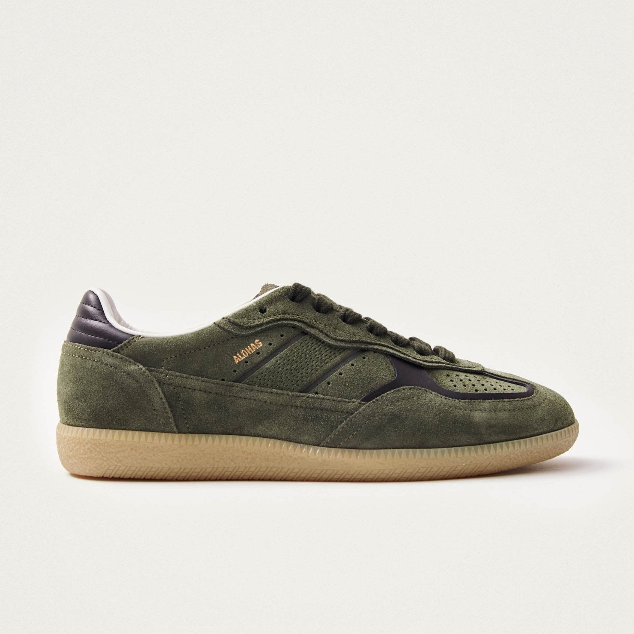 Tb.490 Rife Dusty Olive Leather Sneakers | ALOHAS