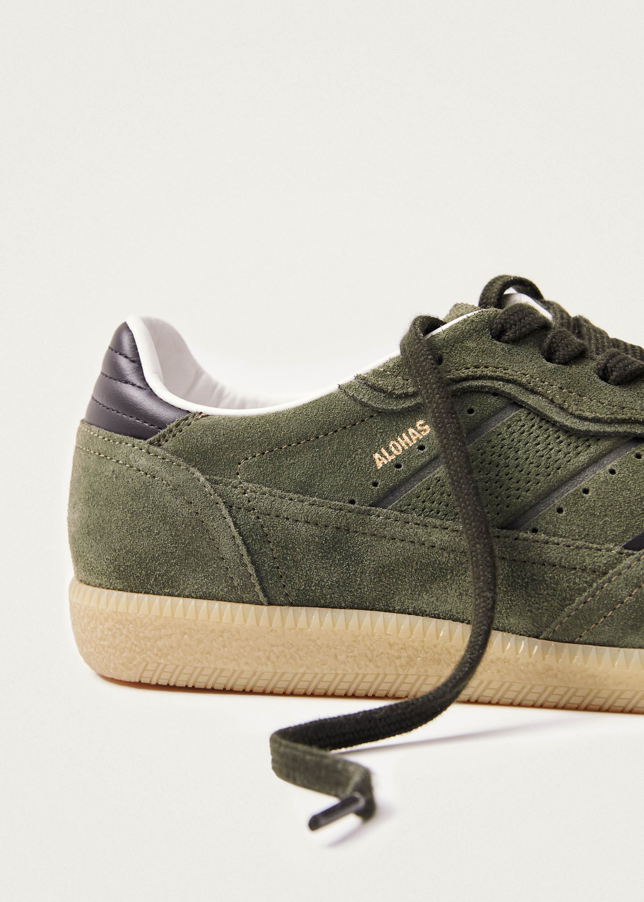 Tb.490 Rife Dusty Olive Leather Sneakers | ALOHAS