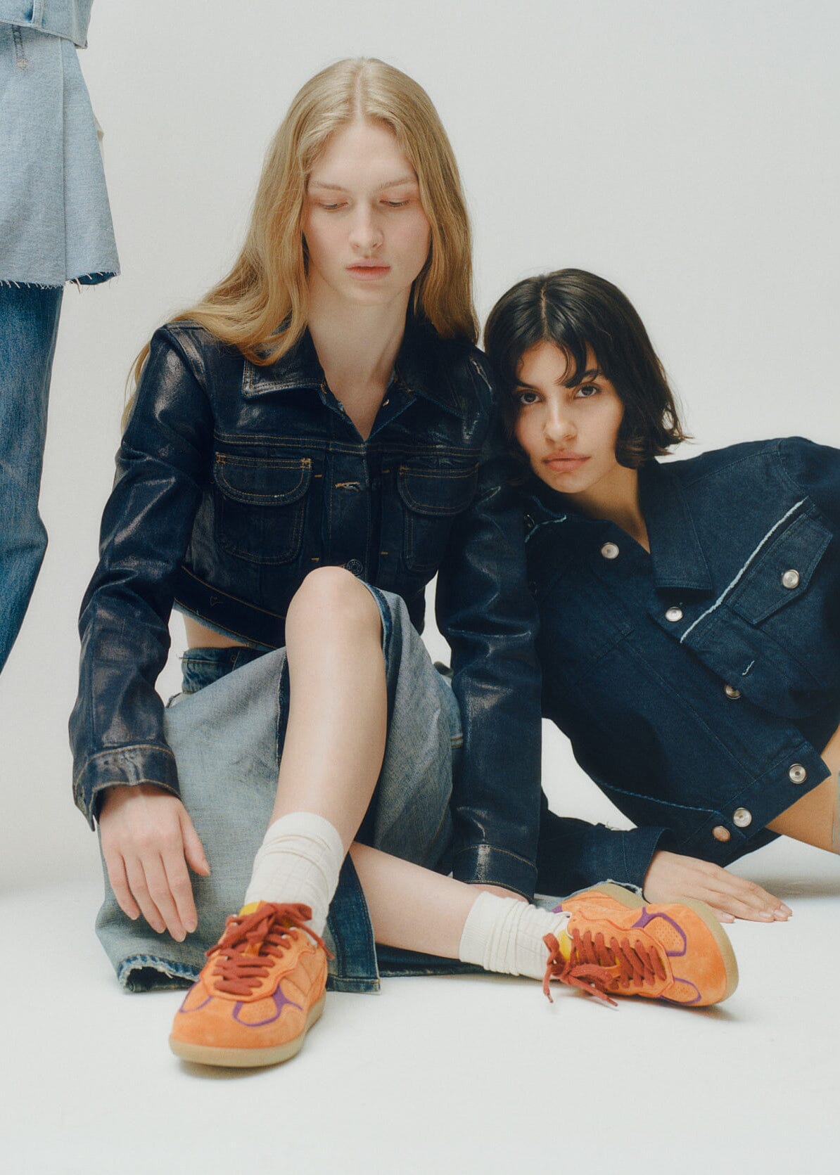 Tb.490 Rife Orange Leather Sneakers | ALOHAS