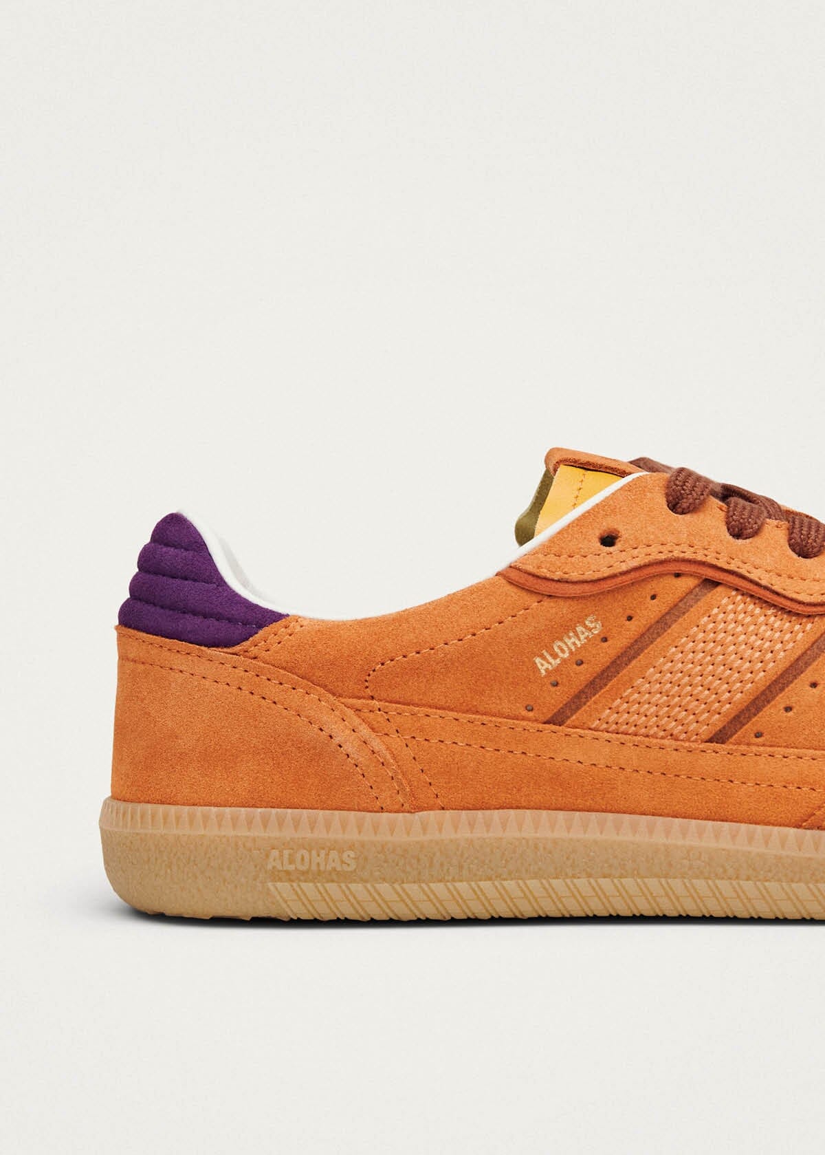 Tb.490 Rife Orange Leather Sneakers | ALOHAS