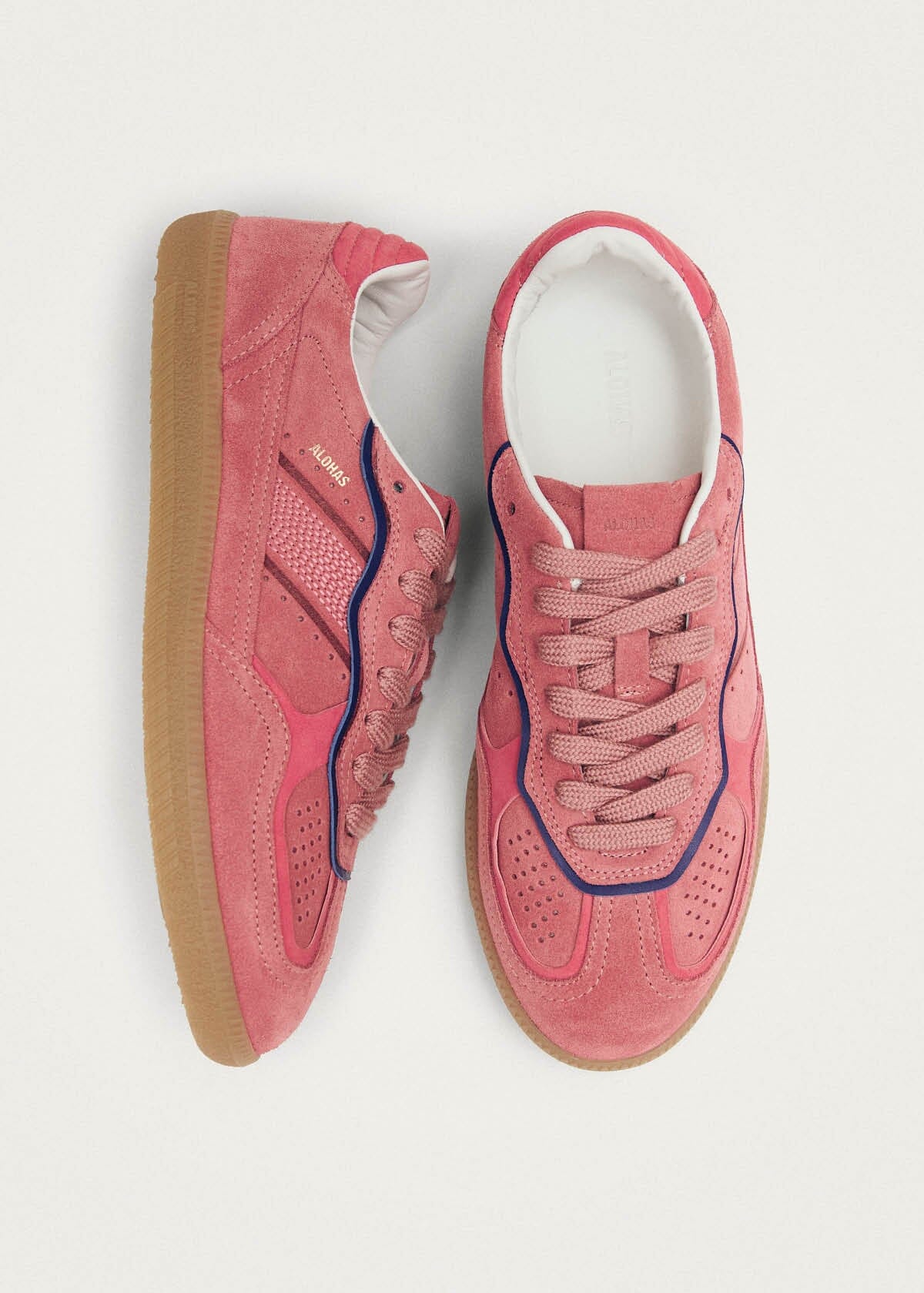 Rife Sneakers in Pelle Scamosciata Rosa ALOHAS - Main Image