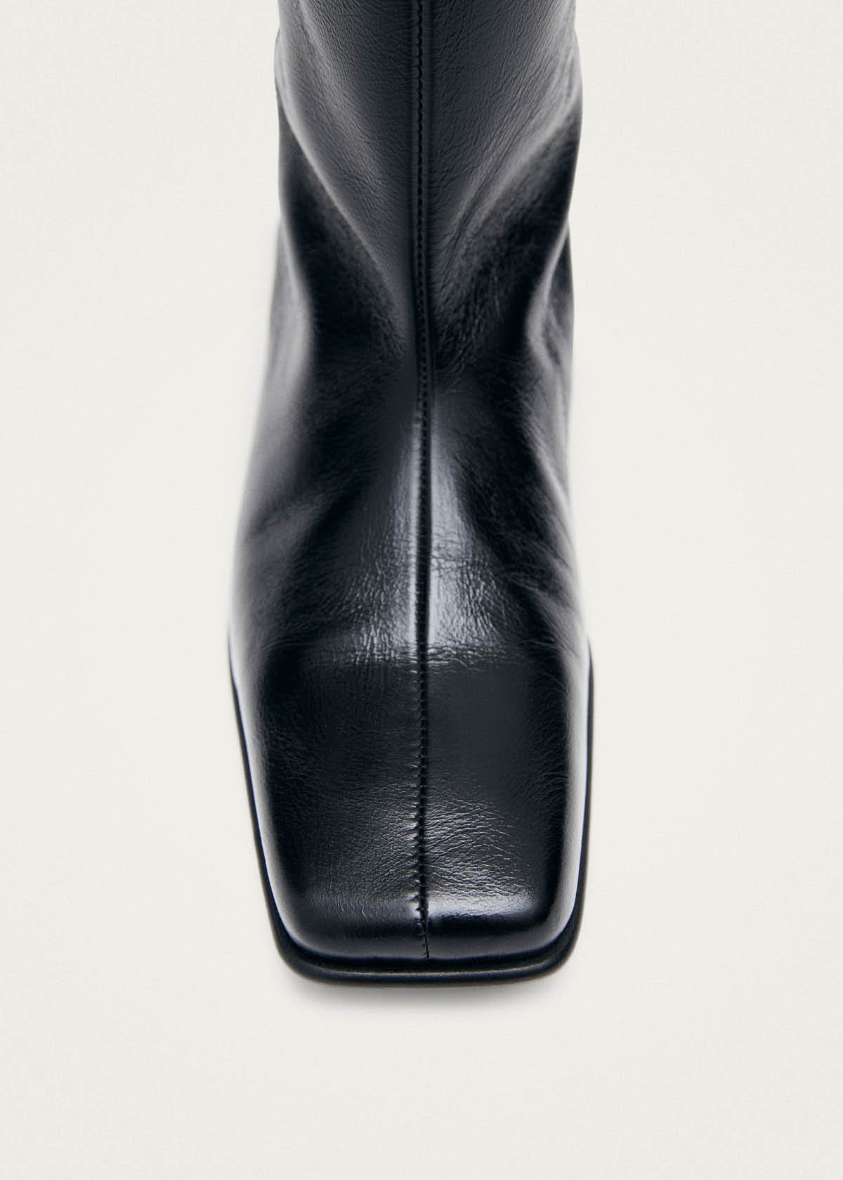 Thalina Rift Black Leather Boots