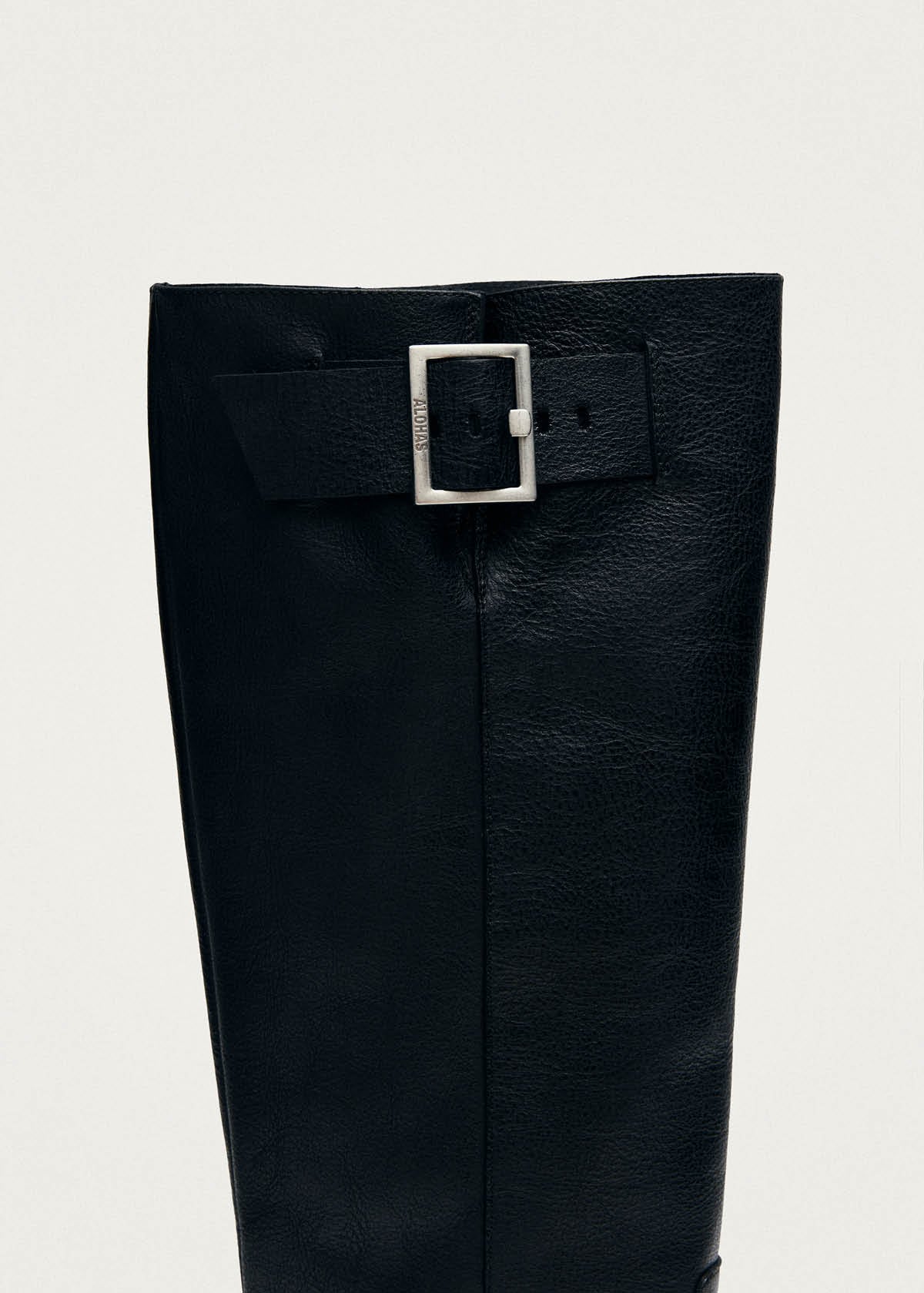 Tomi Black Leather Boots