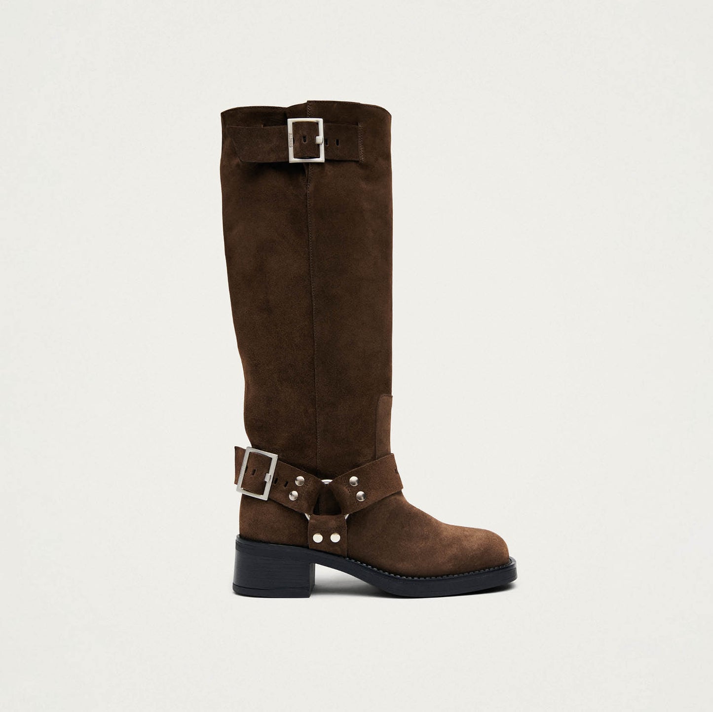 Tomi Botas de Cuero Marrón Ante