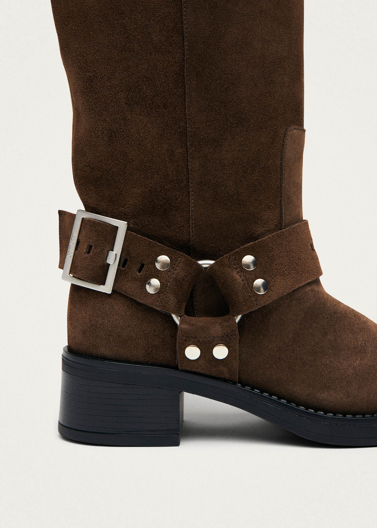 Tomi Botas de Cuero Marrón Ante