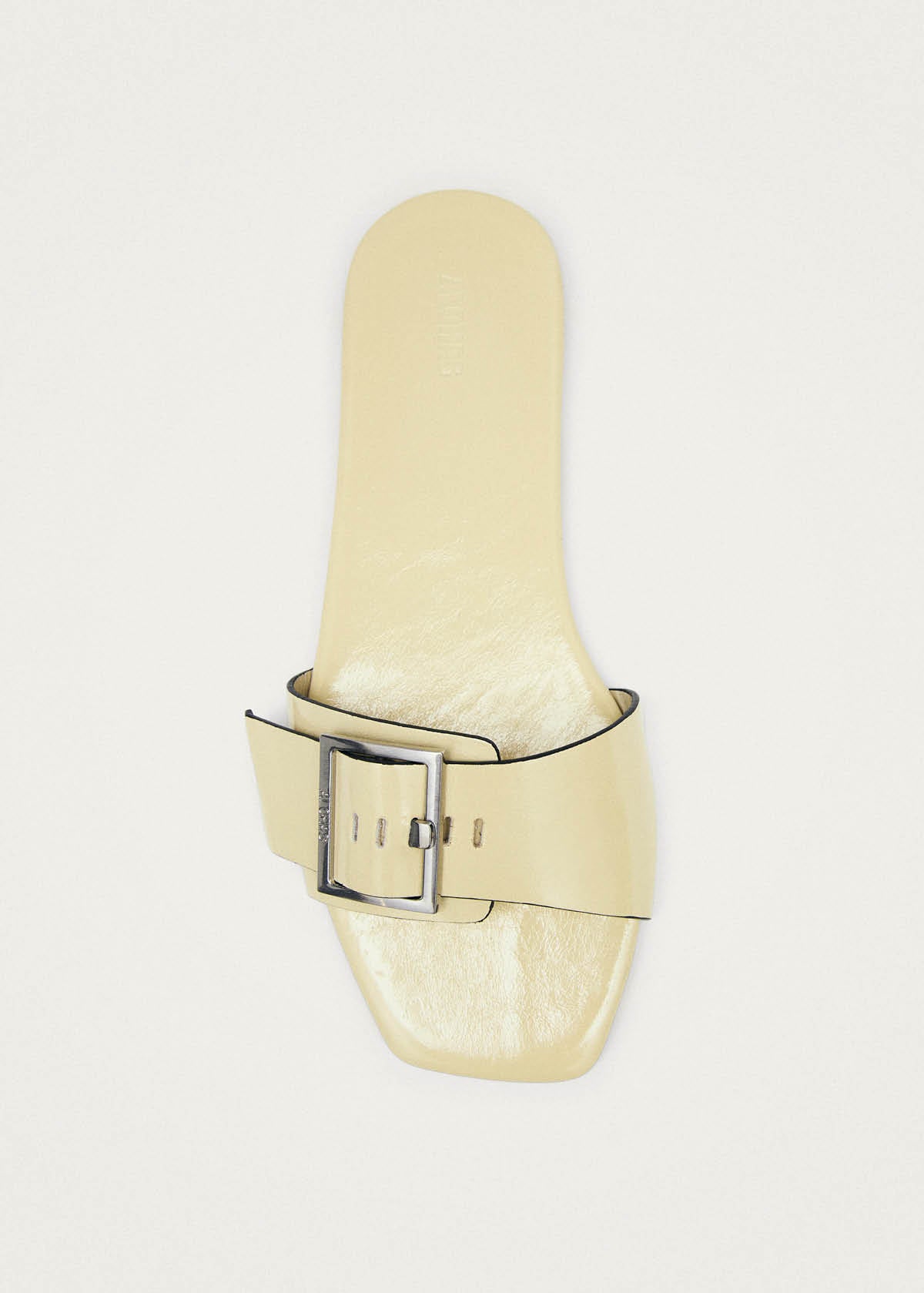 Vent Patent Creme-Leder Sandalen