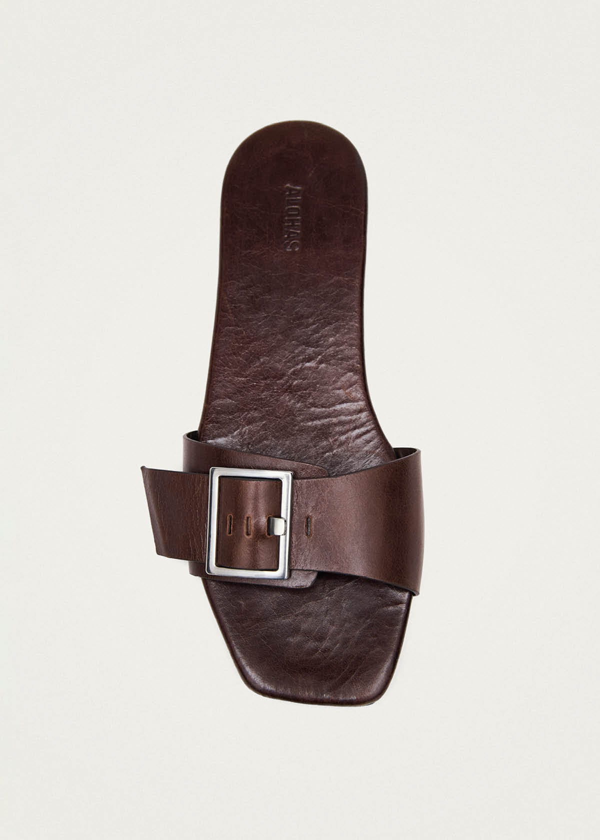 Vent Rift braune Leder Sandalen