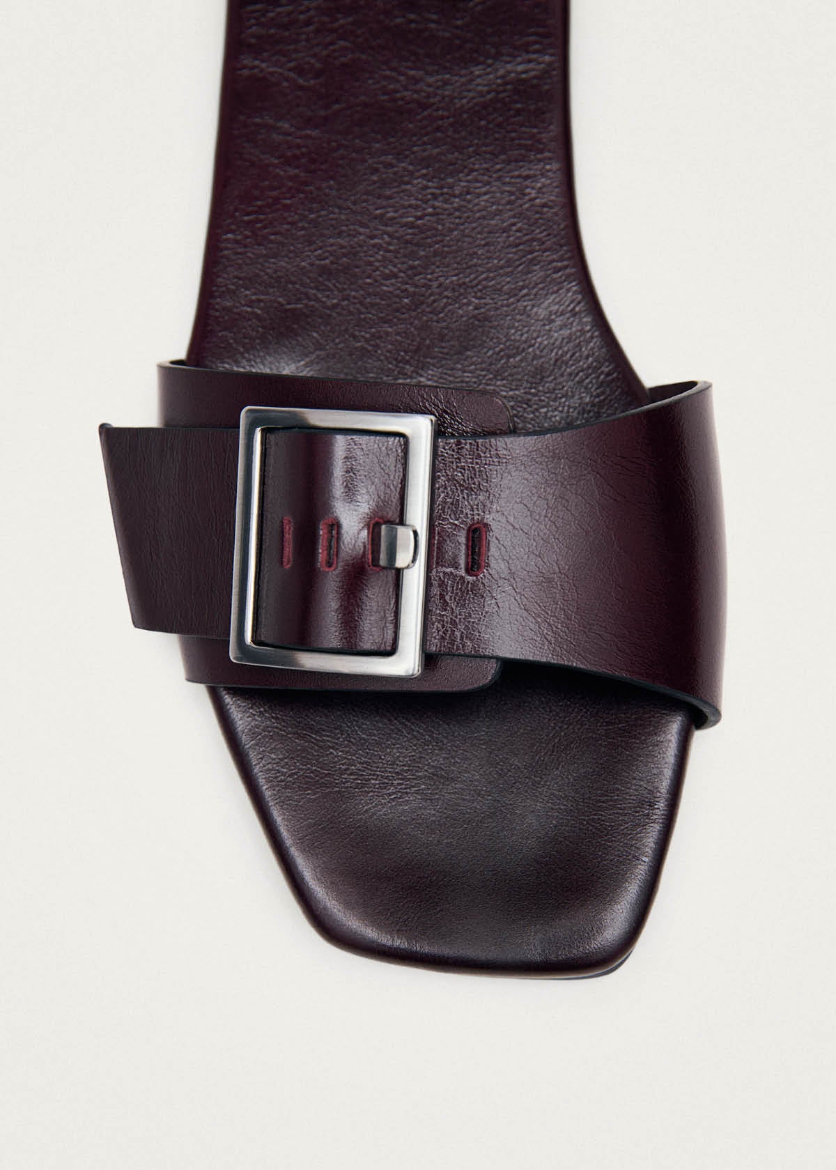 Vent Rift burgunder Leder Sandalen