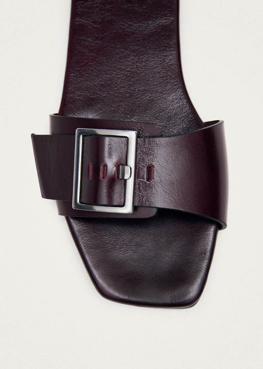 Vent Rift Burgundy Leather Sandals-image