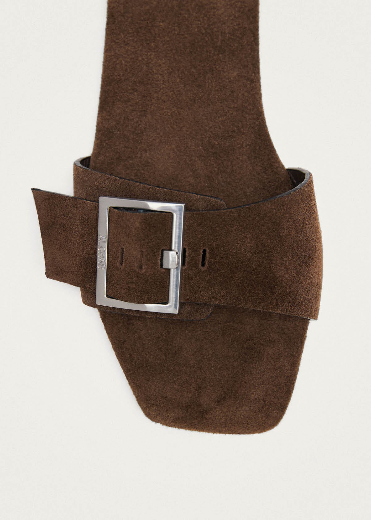 Vent Wildleder braune Leder Sandalen