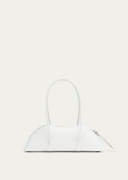 Vera Sac en Cuir Blanc Optique-image