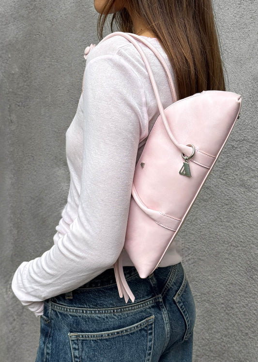 Vera Bolso de Cuero Rosa-image