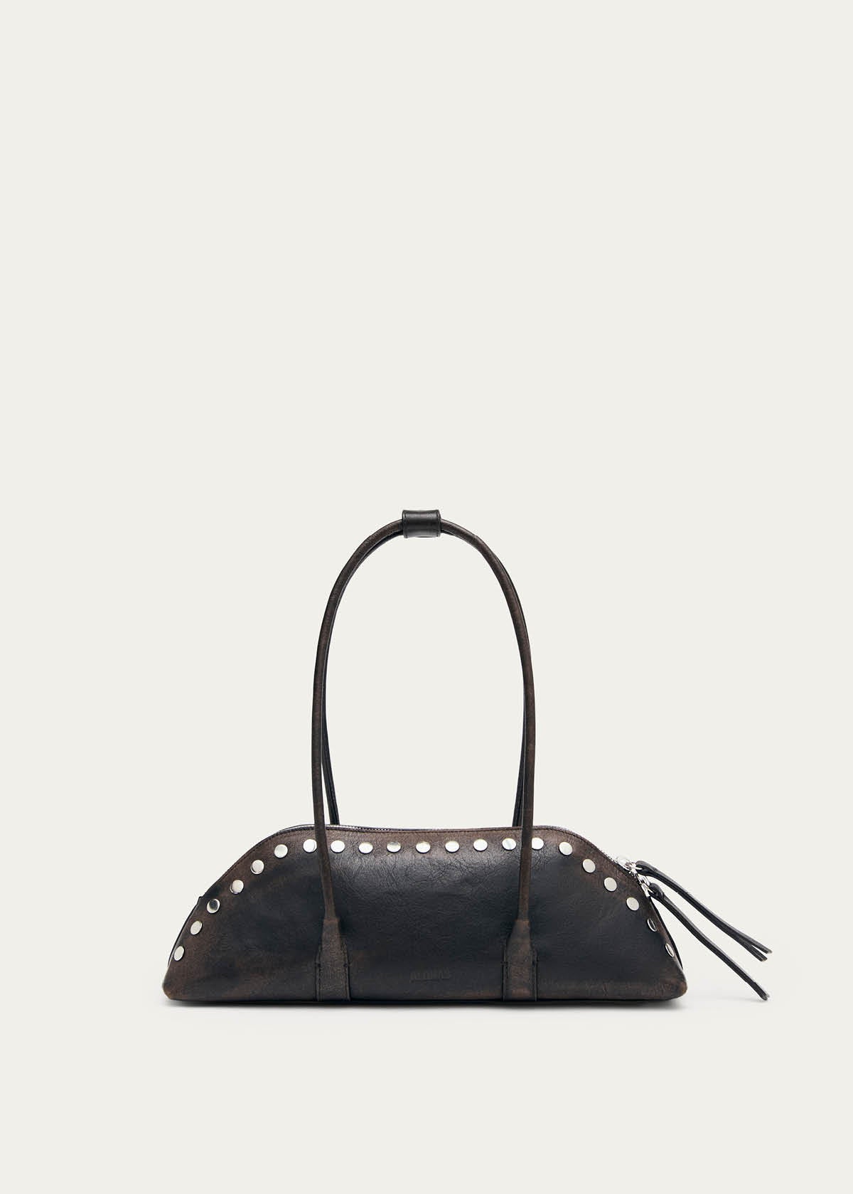 Vera Sac Marron Effet Vintage à Clous