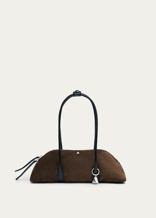 Vera Sac en Cuir Marron Suédé-image
