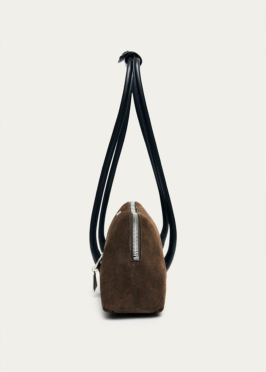 Vera Sac en Cuir Marron Suédé-image