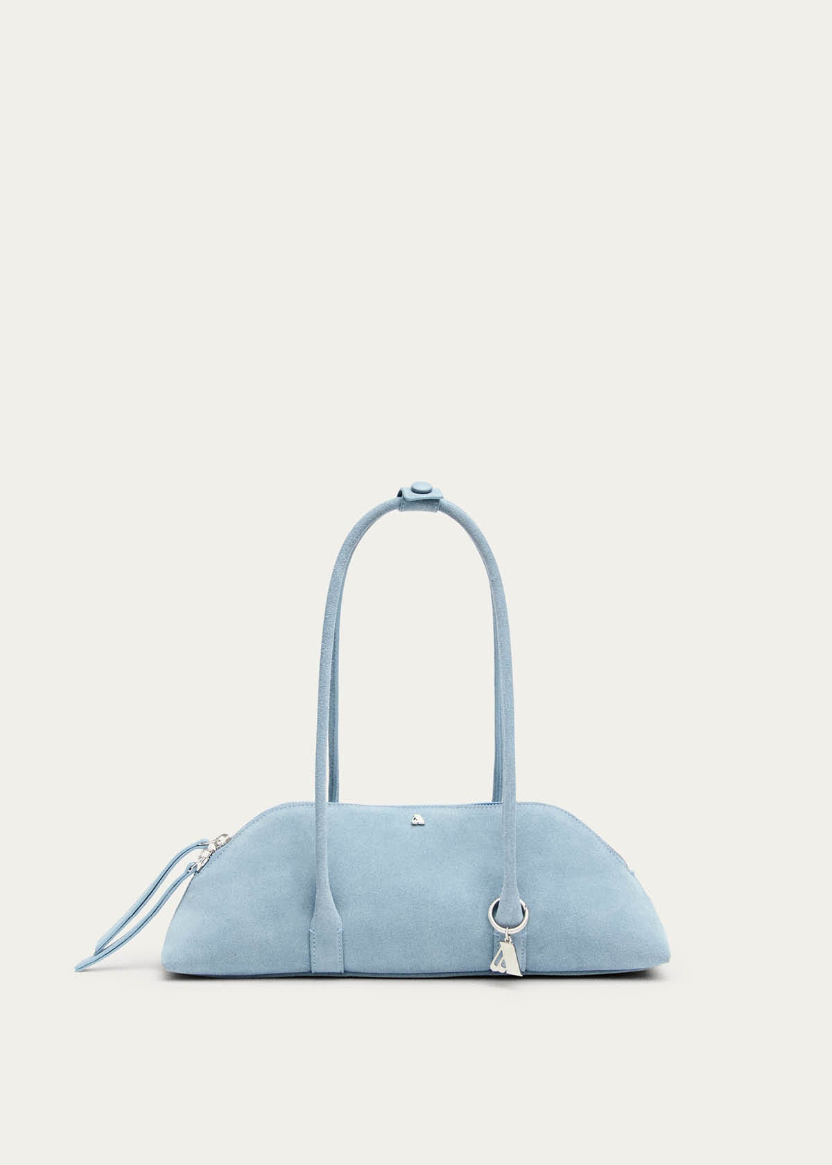 Vera Suede Sky Blue Leather Bag