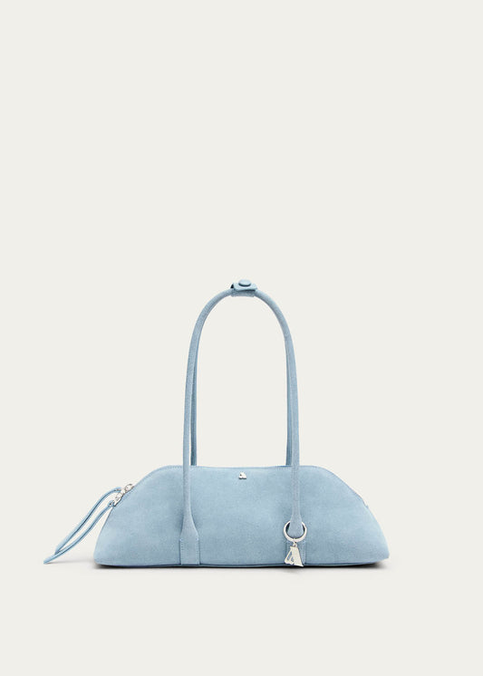 Vera Sac en Cuir Bleu Ciel Suédé-image