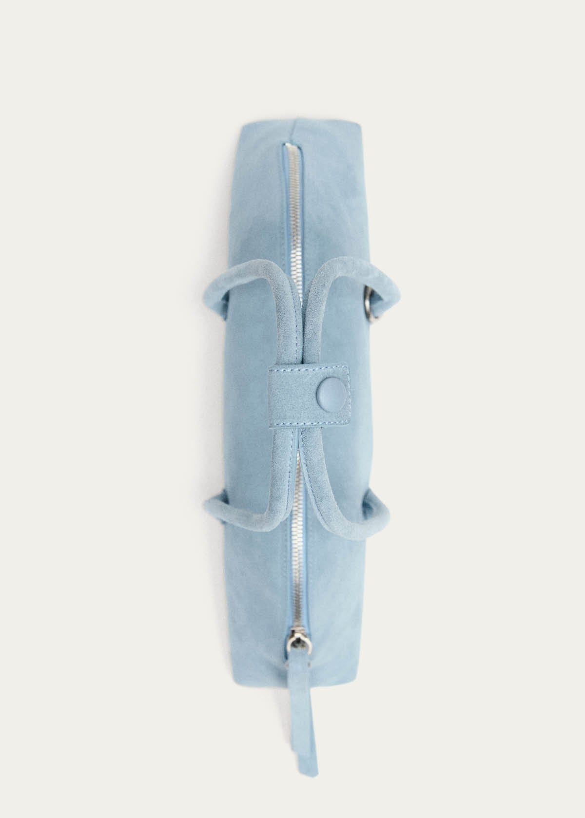 Vera Sac en Cuir Bleu Ciel Suédé