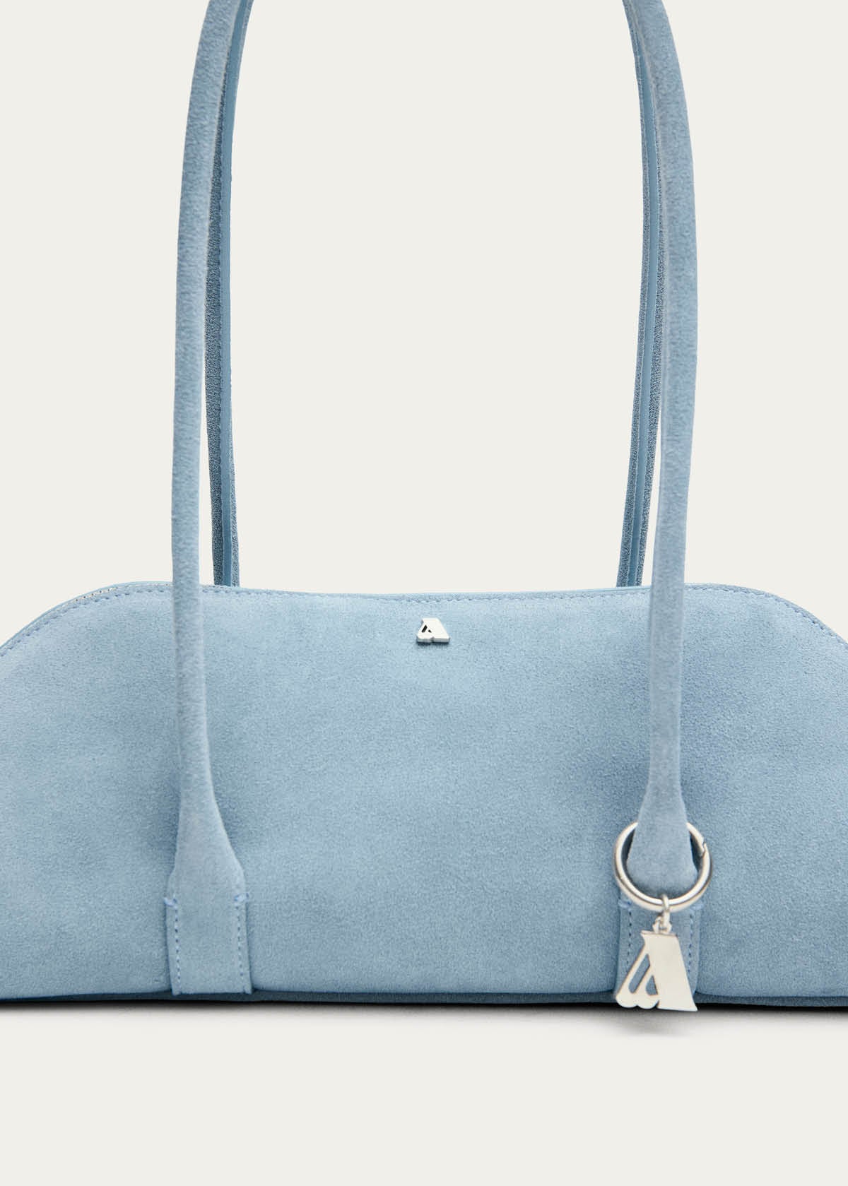 Vera Sac en Cuir Bleu Ciel Suédé