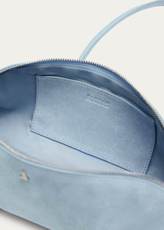 Vera Sac en Cuir Bleu Ciel Suédé-image