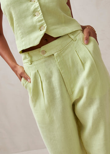 MÊME ROAD, Green Women's Casual Pants