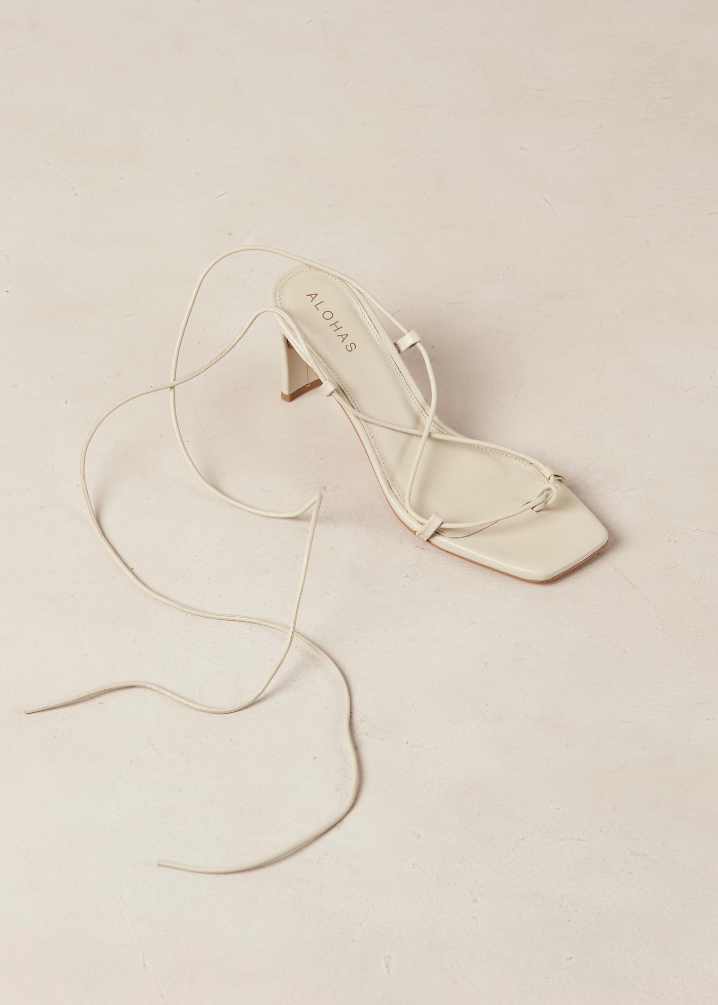 Bellini Cream Leather Sandals Sandals ALOHAS