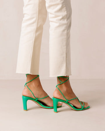Clarina Heeled Sandals - Lime | Fashion Nova, Shoes | Fashion Nova