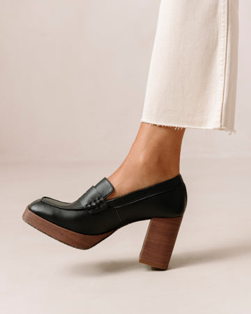 High heel sale loafer pumps