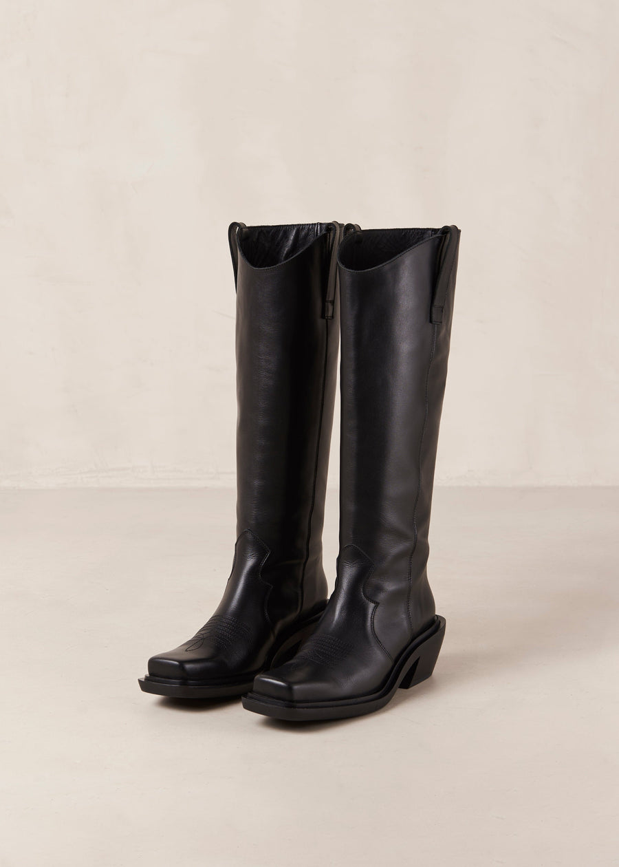 Cattle Black Boots ALOHAS