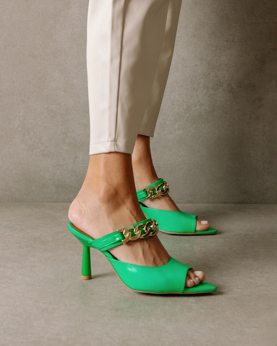 Daisy Neon Green Sandals ALOHAS