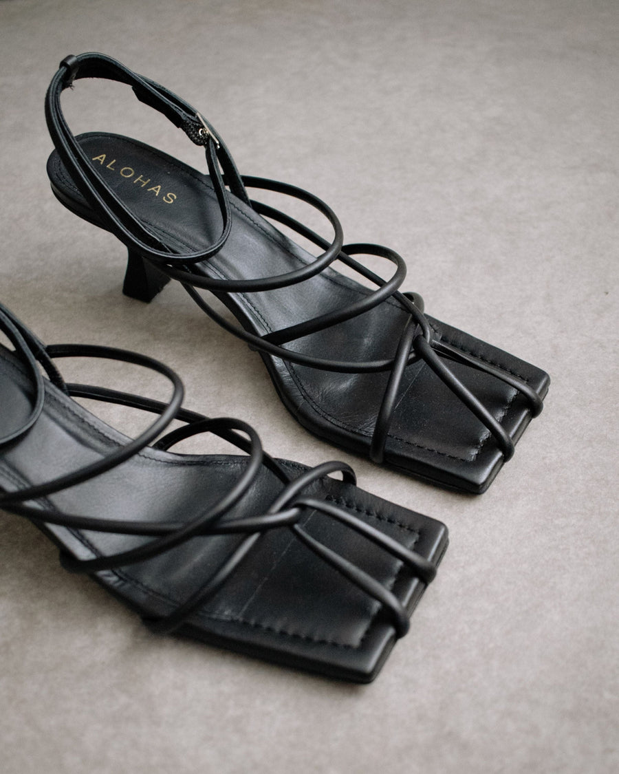 Ginza Black Sandal Sandals ALOHAS