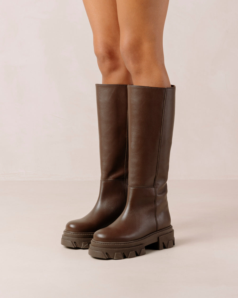 Katiuska Coffee Brown Boots ALOHAS