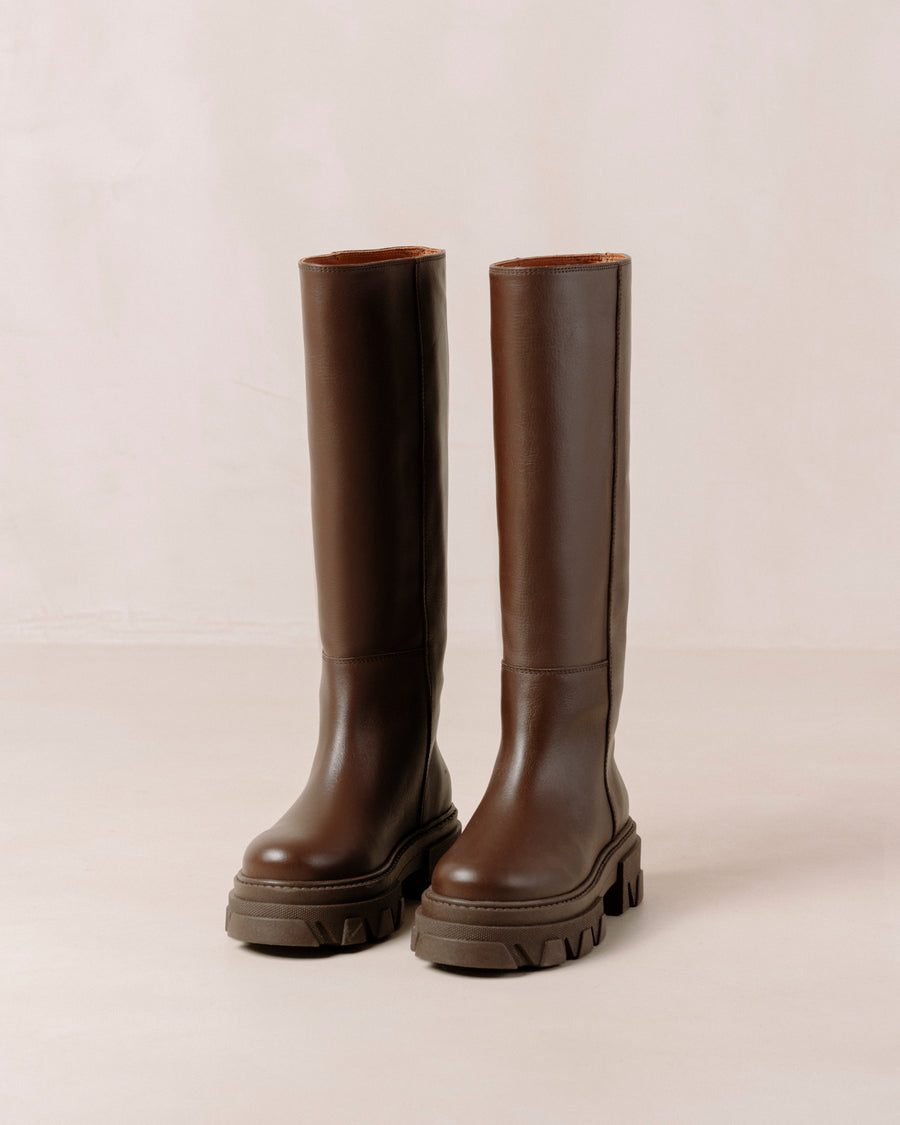 Katiuska Coffee Brown Boots ALOHAS