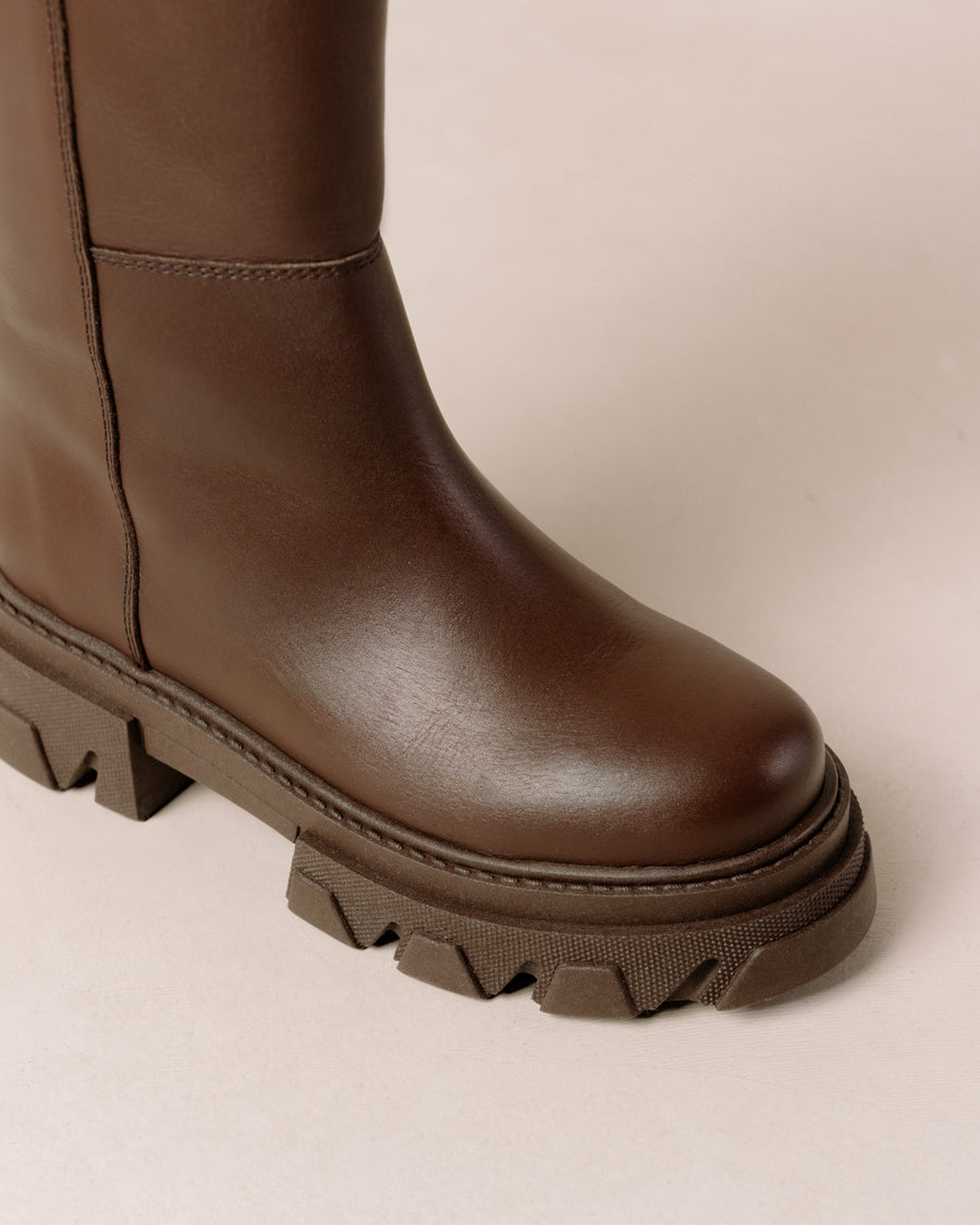 Katiuska Coffee Brown Boots ALOHAS