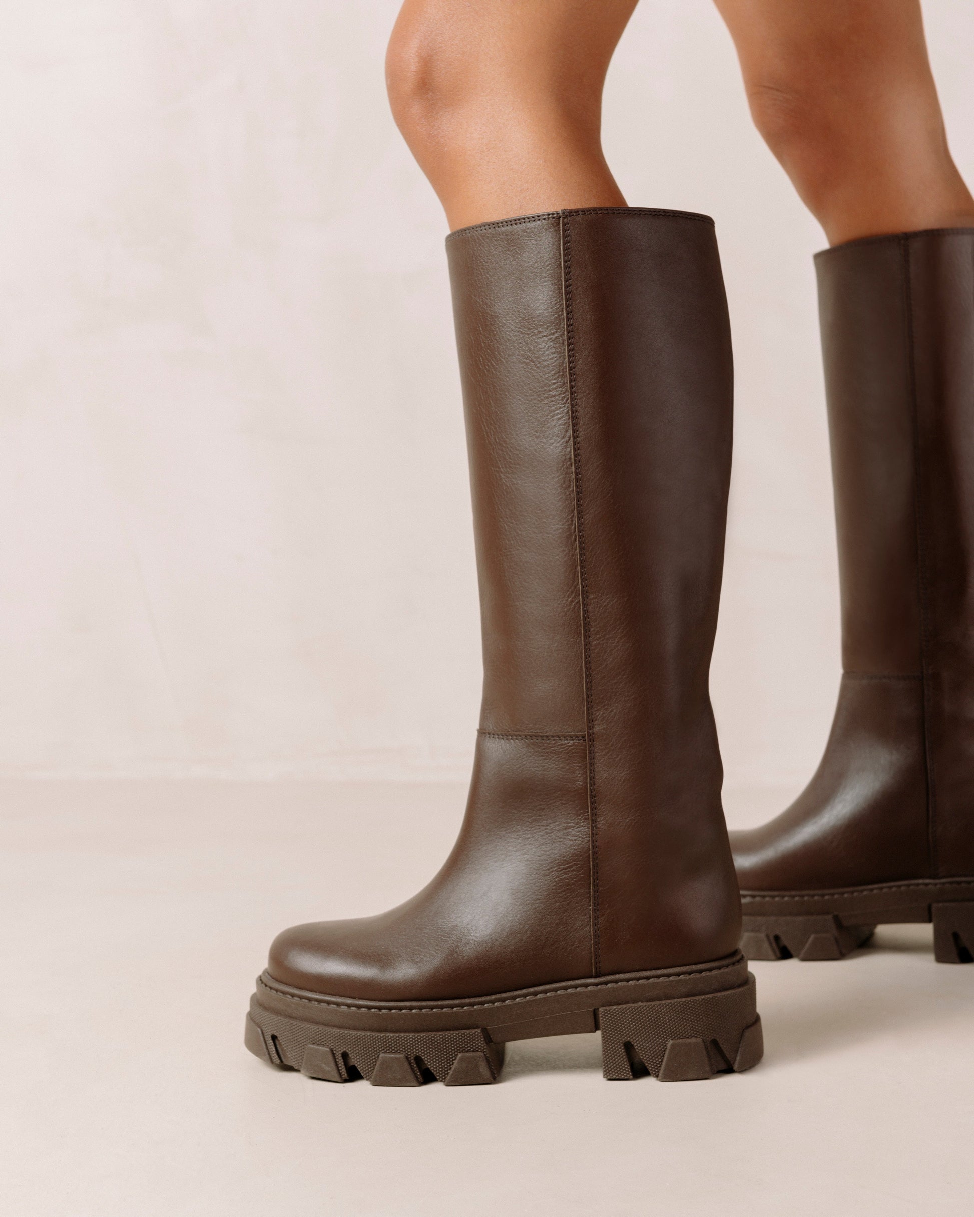 Katiuska Coffee Brown Boots ALOHAS