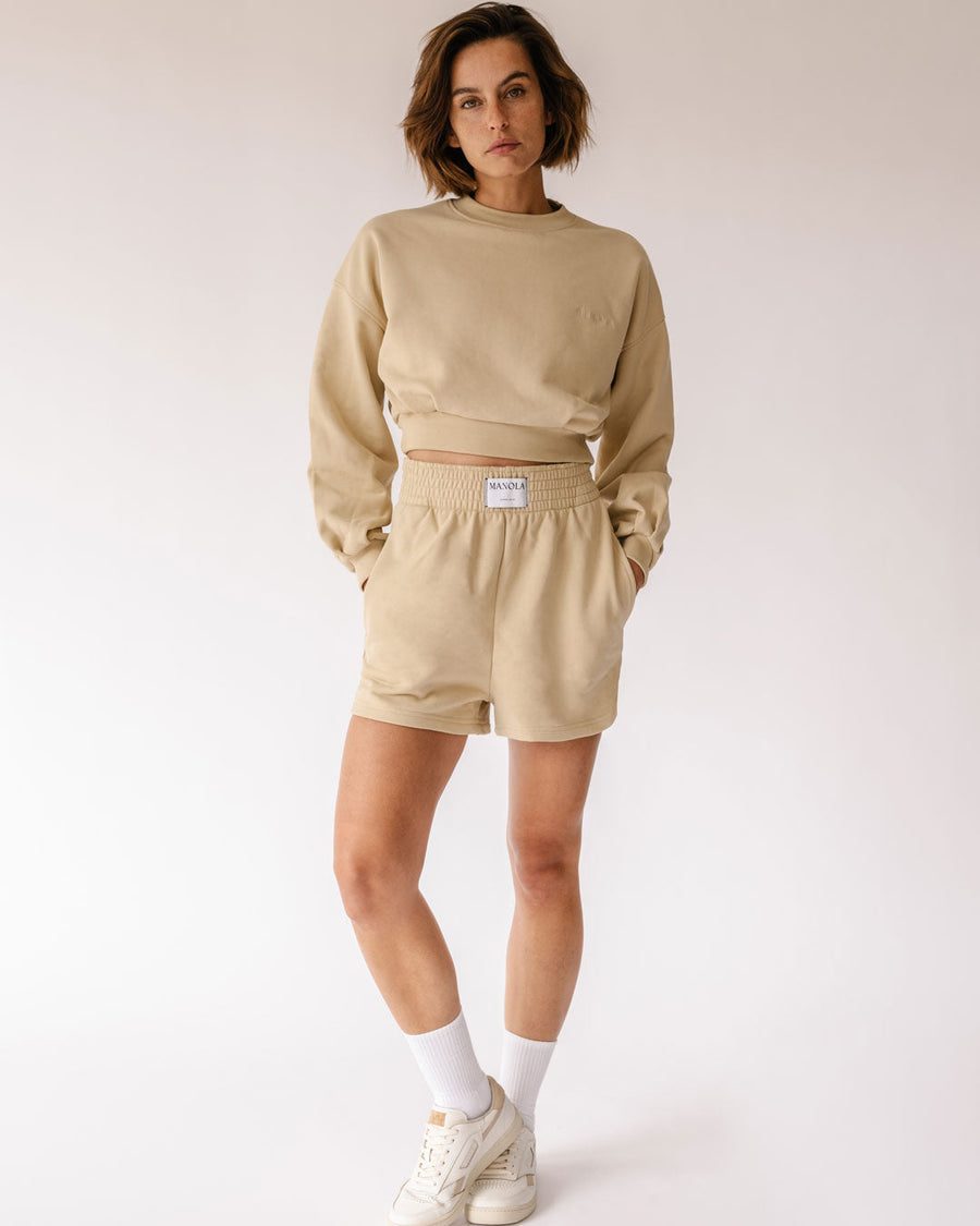 Menina Crop Sweatshirt Granola Sweaters TheManola