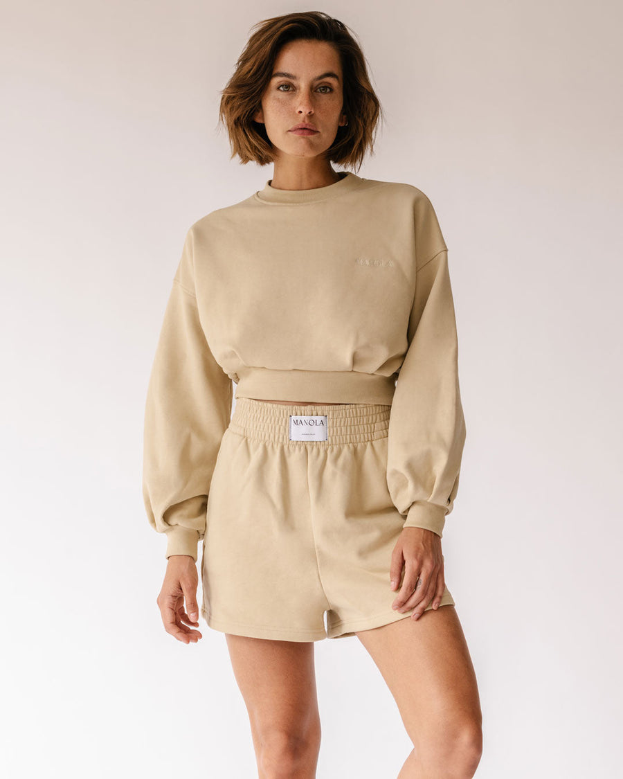 Menina Crop Sweatshirt Granola Sweaters TheManola