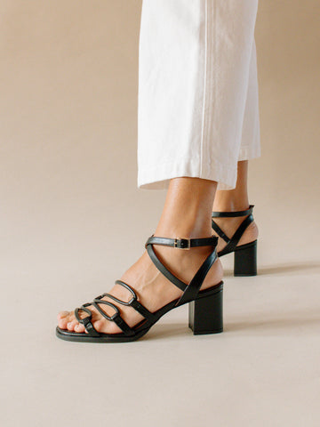 Mick Black Sandals