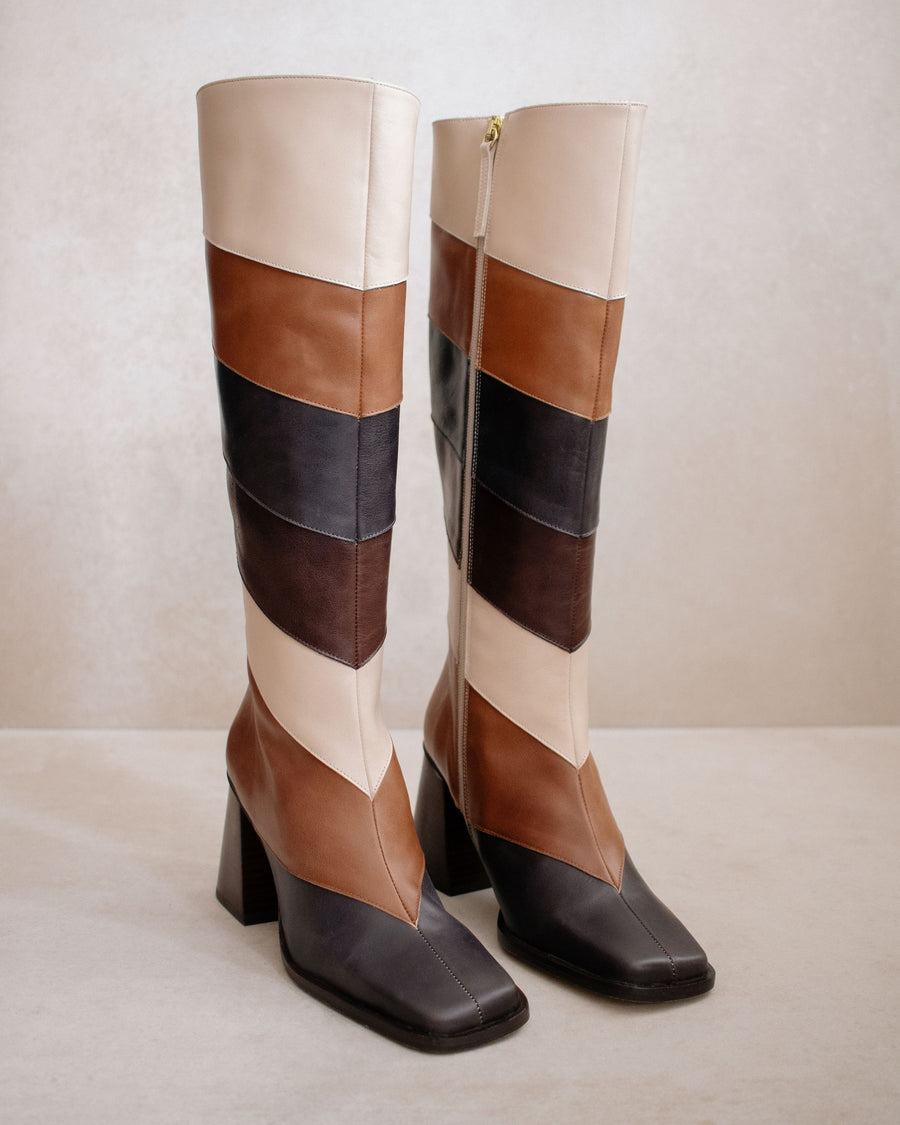 North Patchwork Vintage Boots ALOHAS