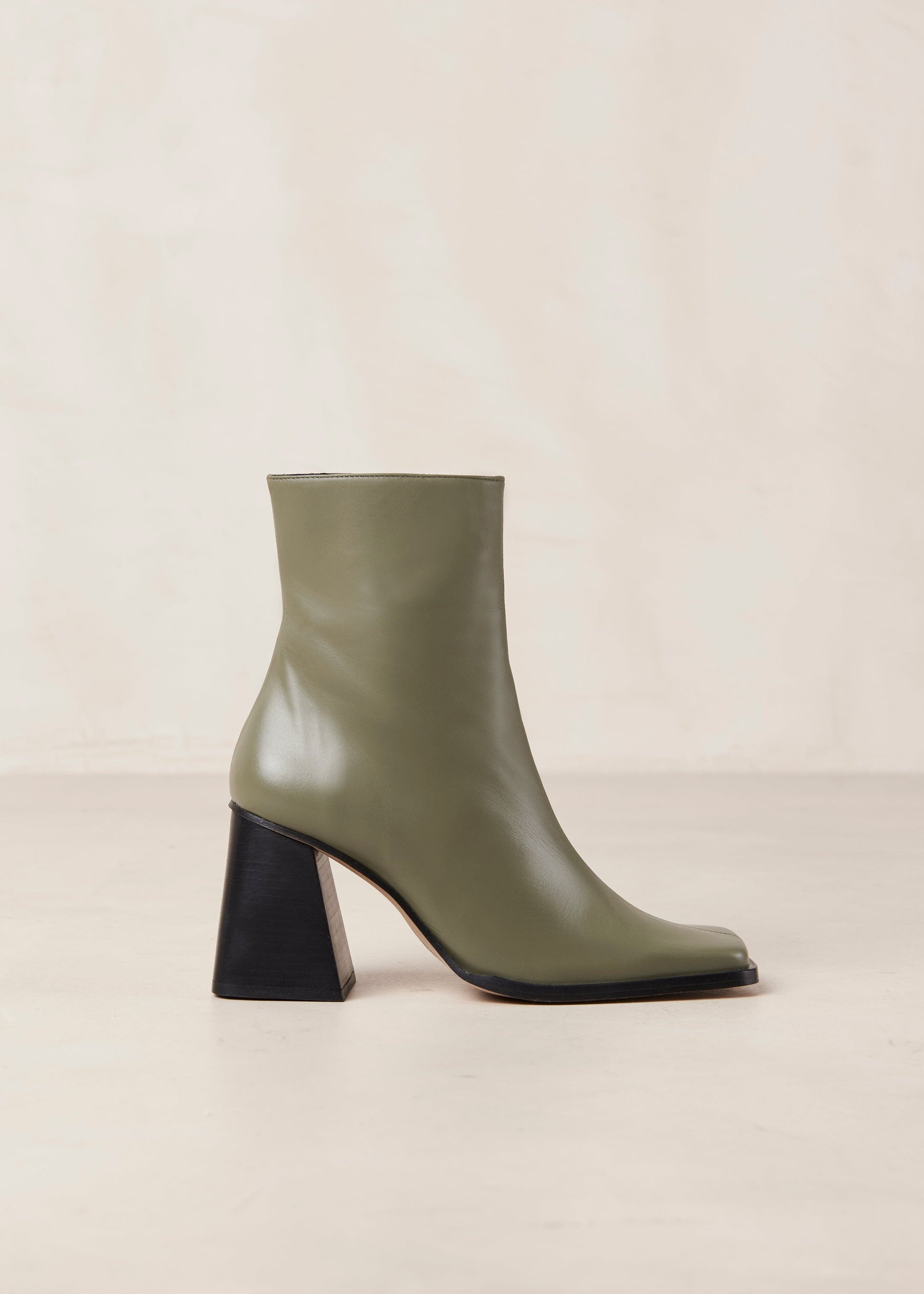 South Dusty Olive Ankle Boots ALOHAS