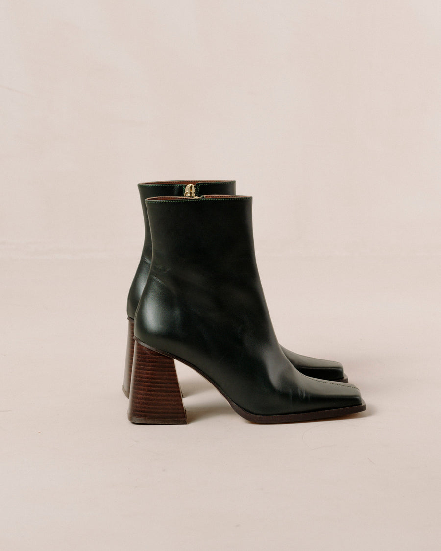 South Jade Green Ankle Boots ALOHAS