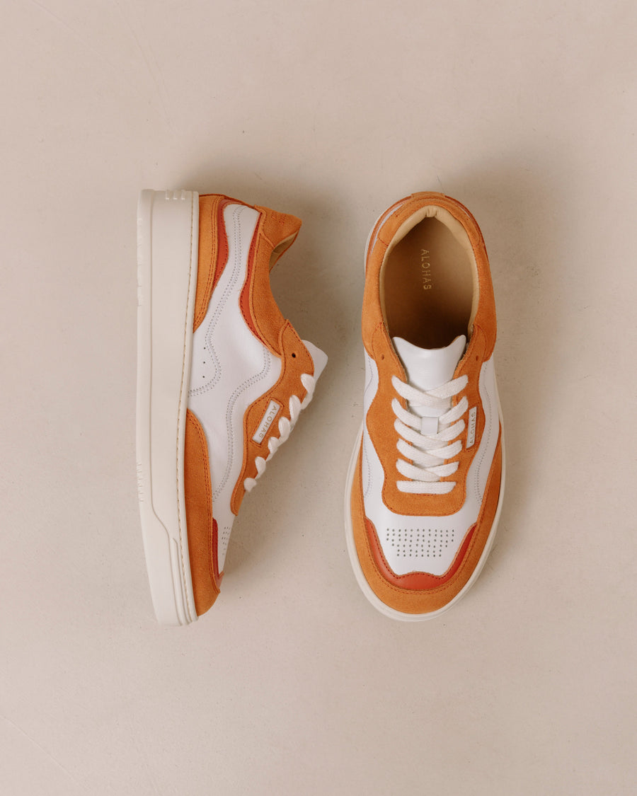 tb.87 Bright White Pomelo Orange Sneakers ALOHAS