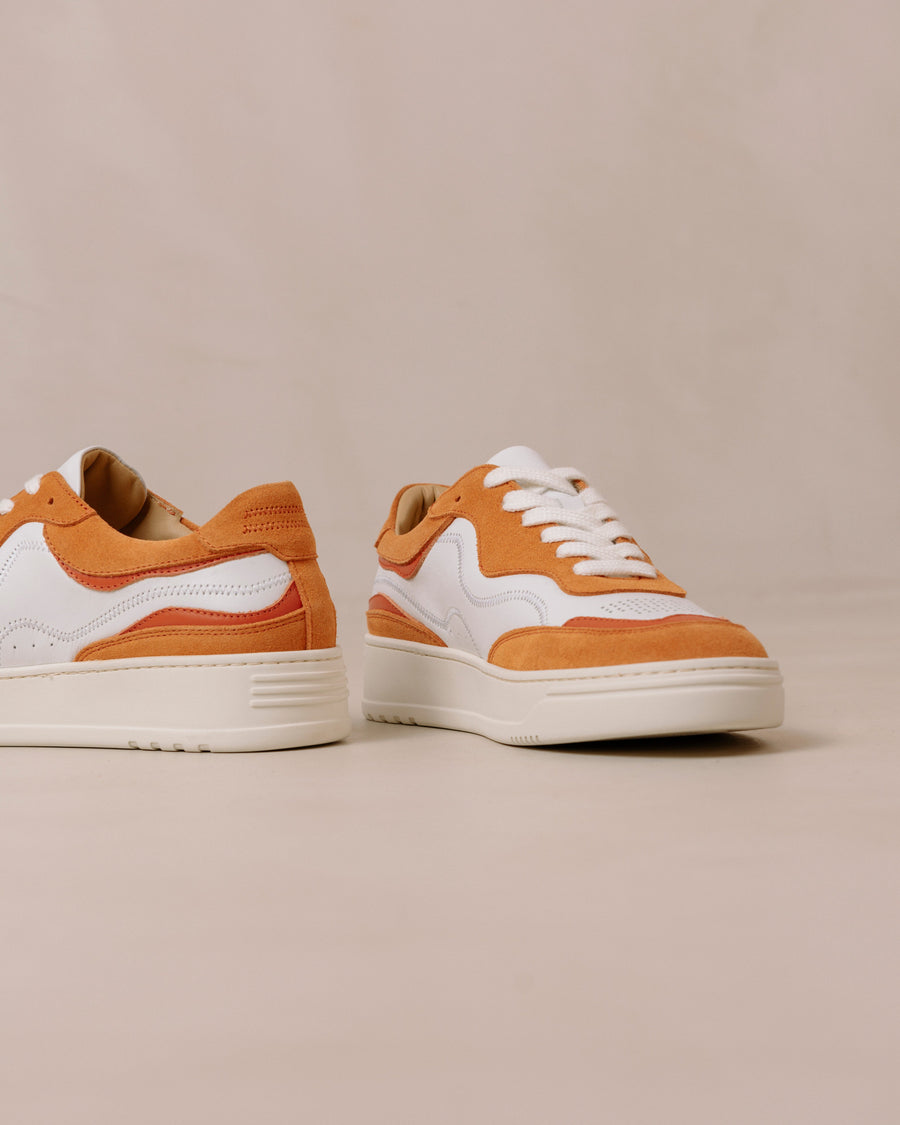 tb.87 Bright White Pomelo Orange Sneakers ALOHAS