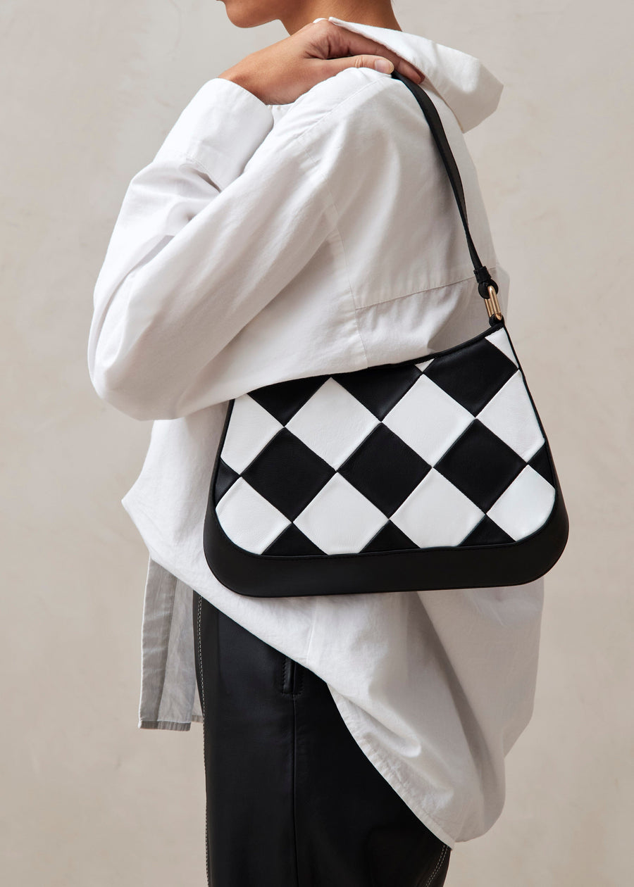The C Scacchi Black & White Bag Shoulder Bags ALOHAS