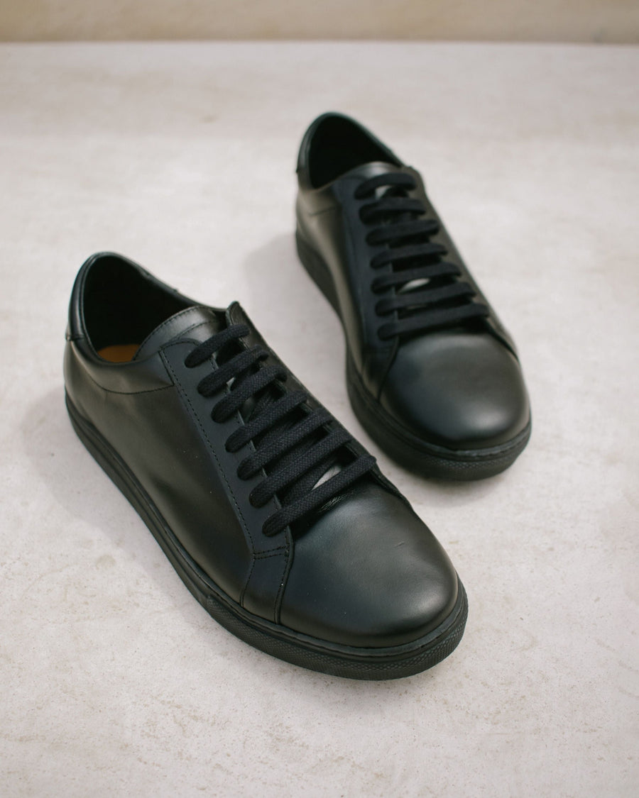 Buy SOLEPLAY Plain Black Minimalistic Sneakers from Westside