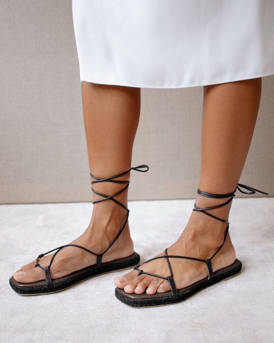 Tribe Black Sandals ALOHAS